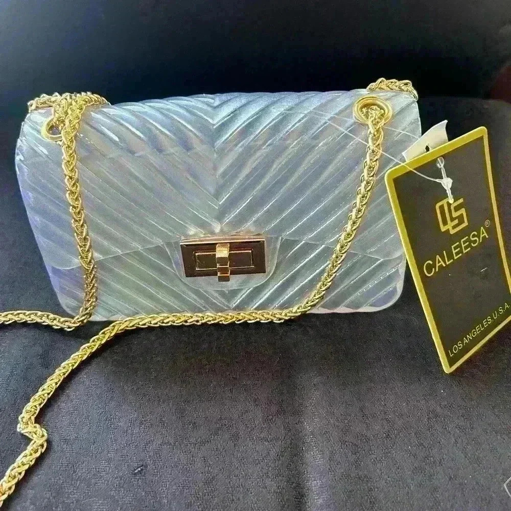 Caleesa Clear Crossbody purse NWT - Picture 2 of 14